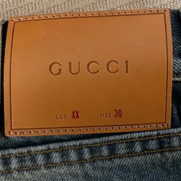 Gucci L’Aveugle Par Amour Distressed Jeans Mens Size 30 (NWT) - Picture 7 of 7